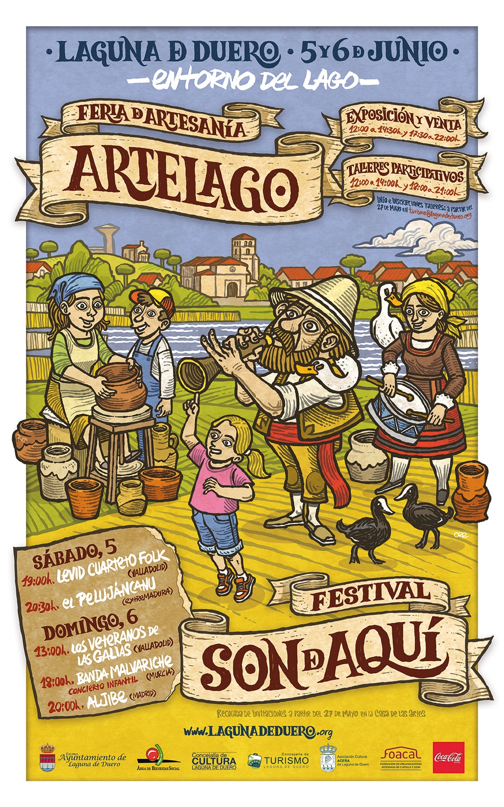 Presentación de la XVII Edición del Festival de Música "Son de Aquí y la XVI Feria de Artesanía "ArteLago"