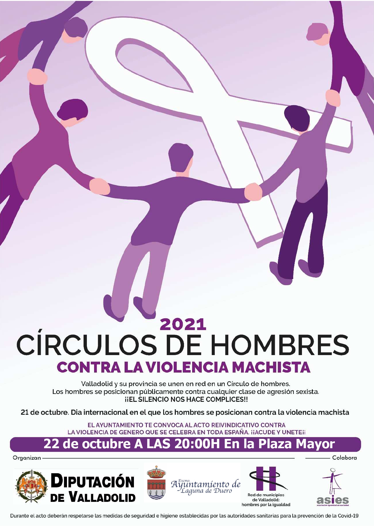 Laguna de Duero conmemora el día Mundial de los Hombres contra la Violencia de Género