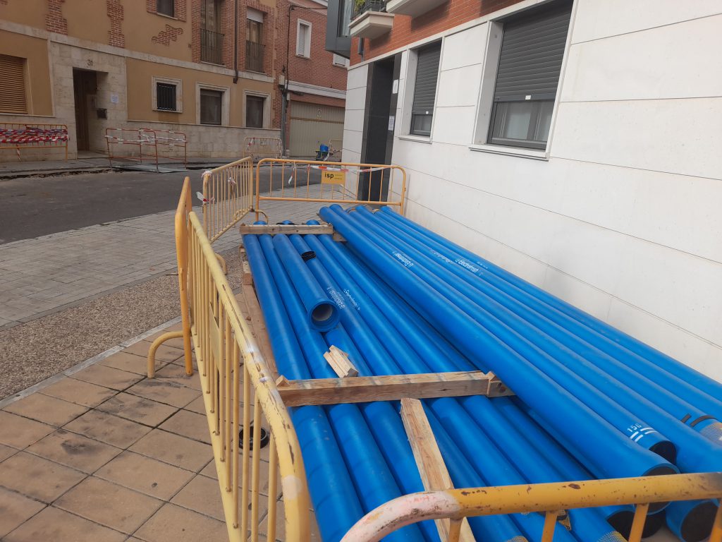 El Ayuntamiento de Laguna de Duero, continúa con las obras de anulación y sustitución de las tuberías de fibrocemento existentes en el municipio