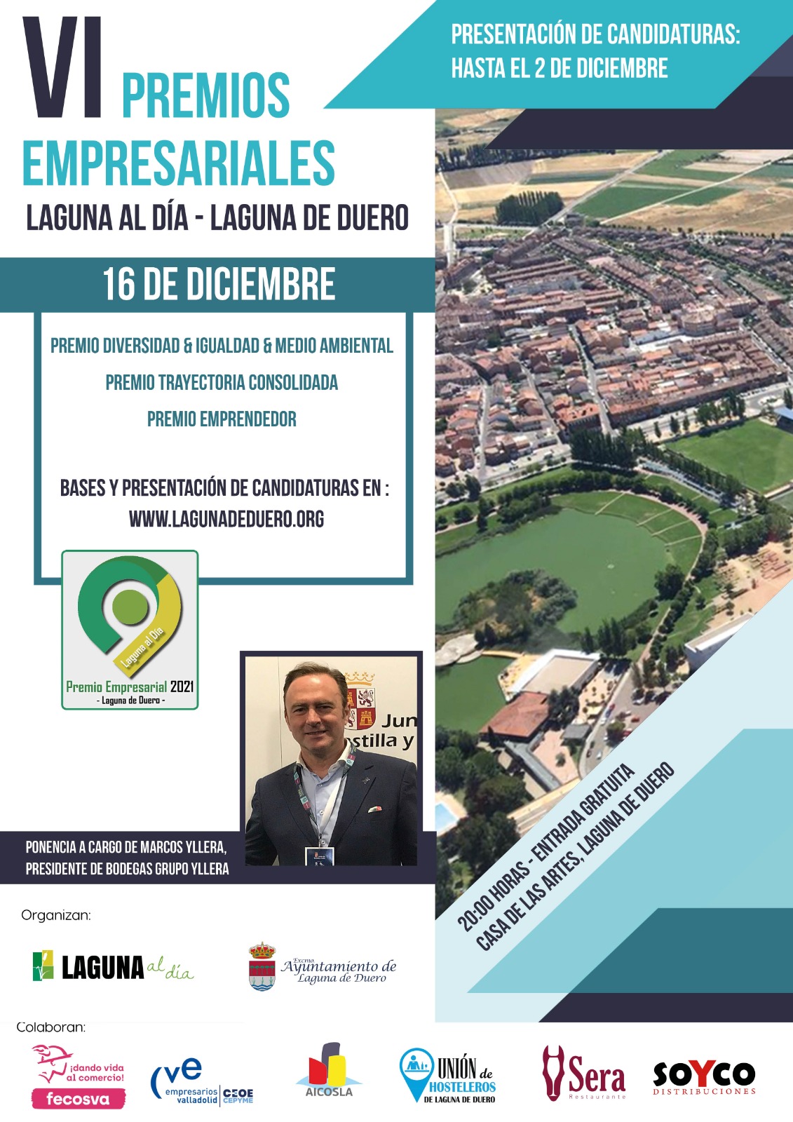 Las empresas de Laguna de Duero vuelven a ser reconocidas gracias a sus VI Premios Empresariales