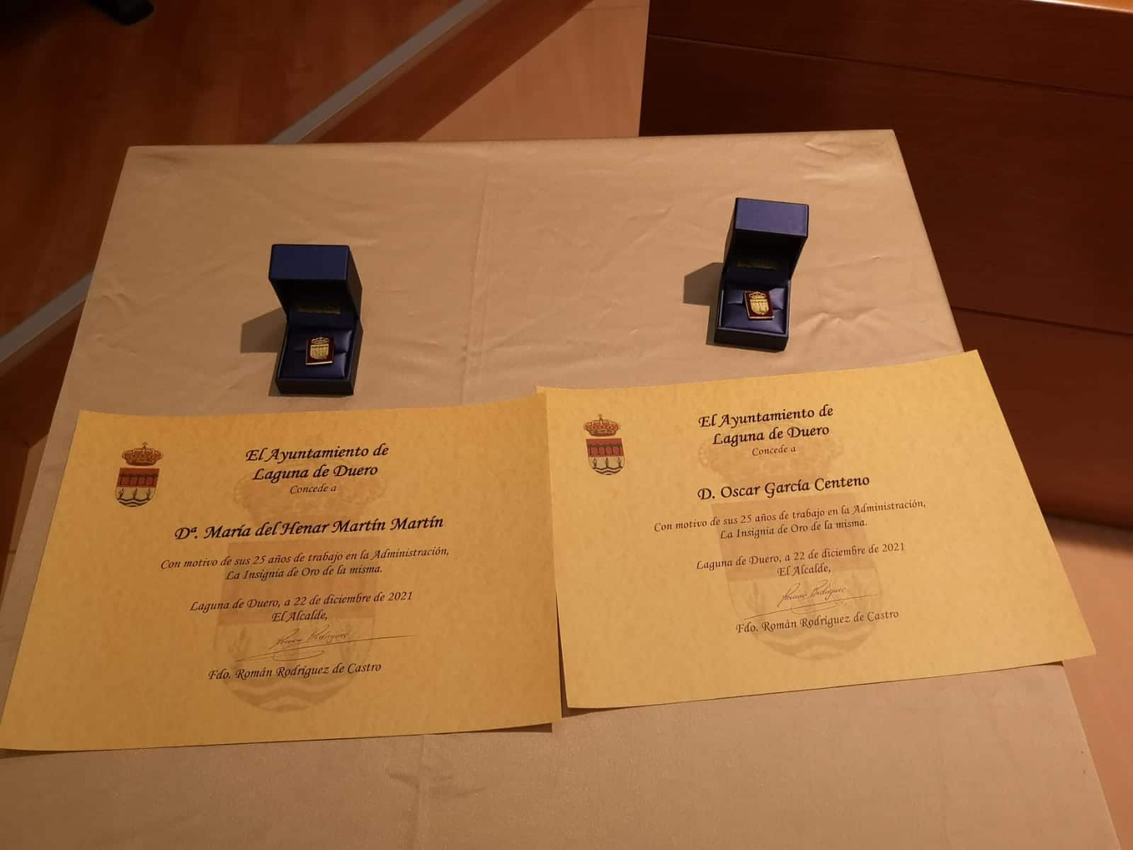 Reconocimiento a los trabajadores del Ayuntamiento por sus servicios prestados