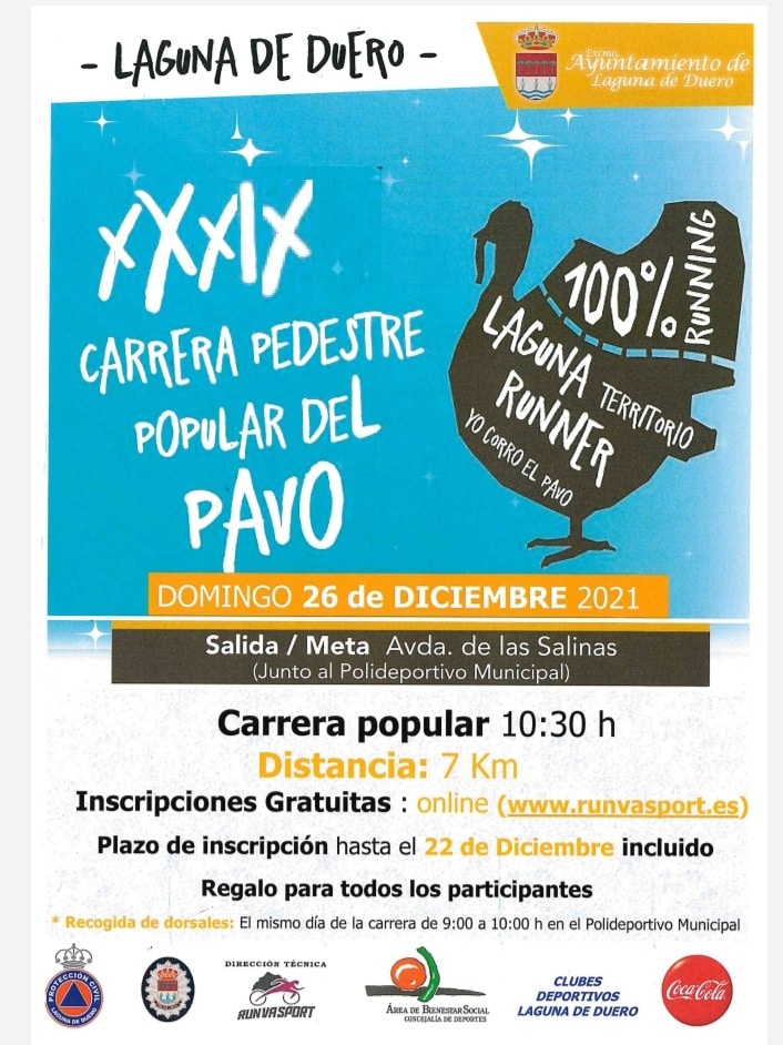 INFORMACIÓN SOBRE LA XXXIX CARRERA PEDESTRE DEL PAVO