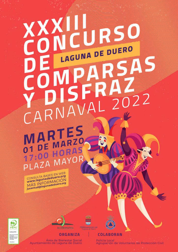 El XXXIII CONCURSO DE COMPARSAS Y DISFRAZ CARNAVAL 2022