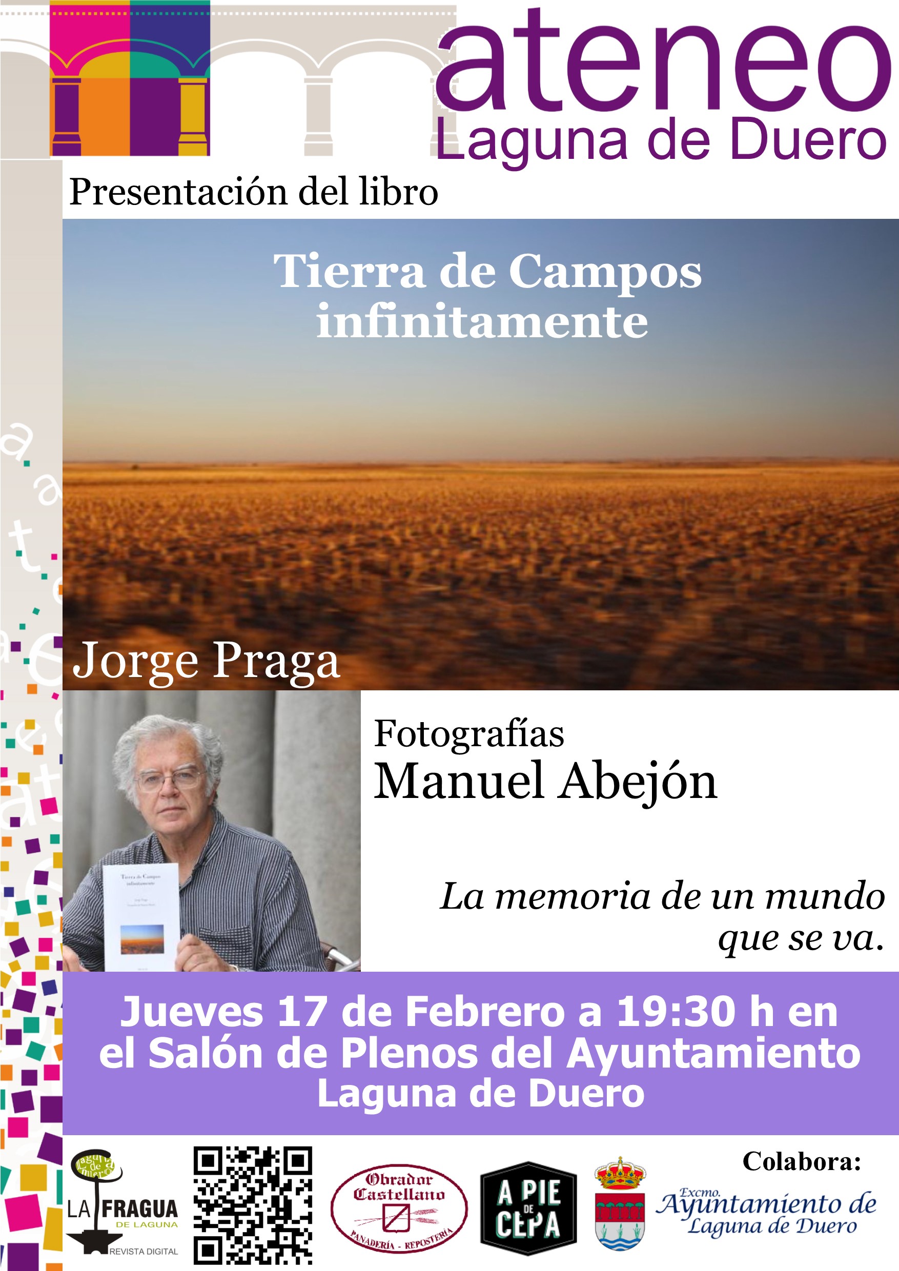 Presentación del libro "Tierra de Campos Infinitamente"de Jorge Praga