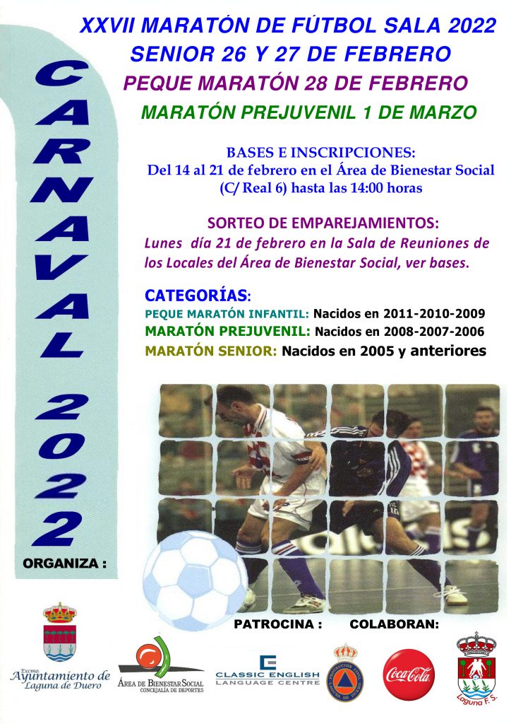 XXVII  MARATÓN  DE  FÚTBOL-SALA CARNAVALES  DEPORTIVOS