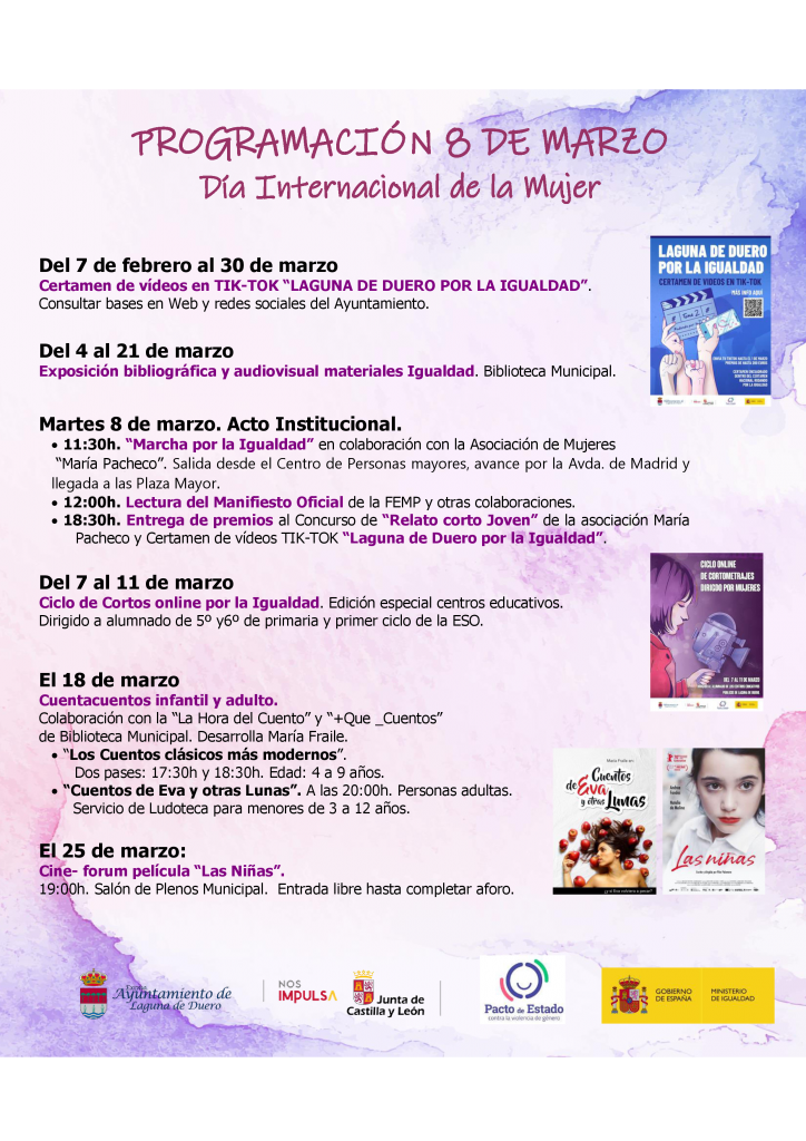 Laguna de Duero conmemora el Día Internacional de la Mujer