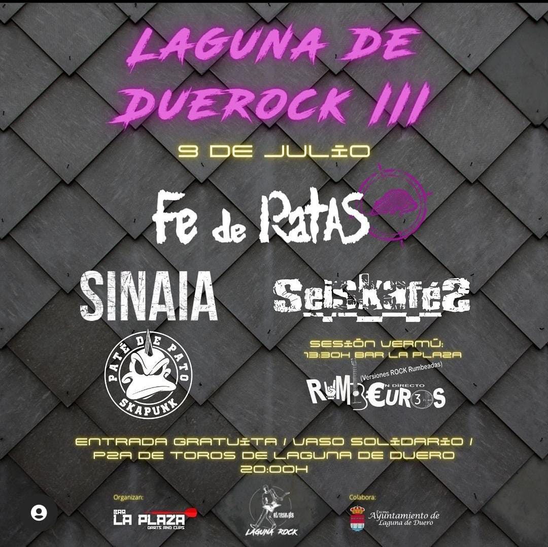 El Ayuntamiento de Laguna de Duero presenta el III Festival Laguna de DueRock