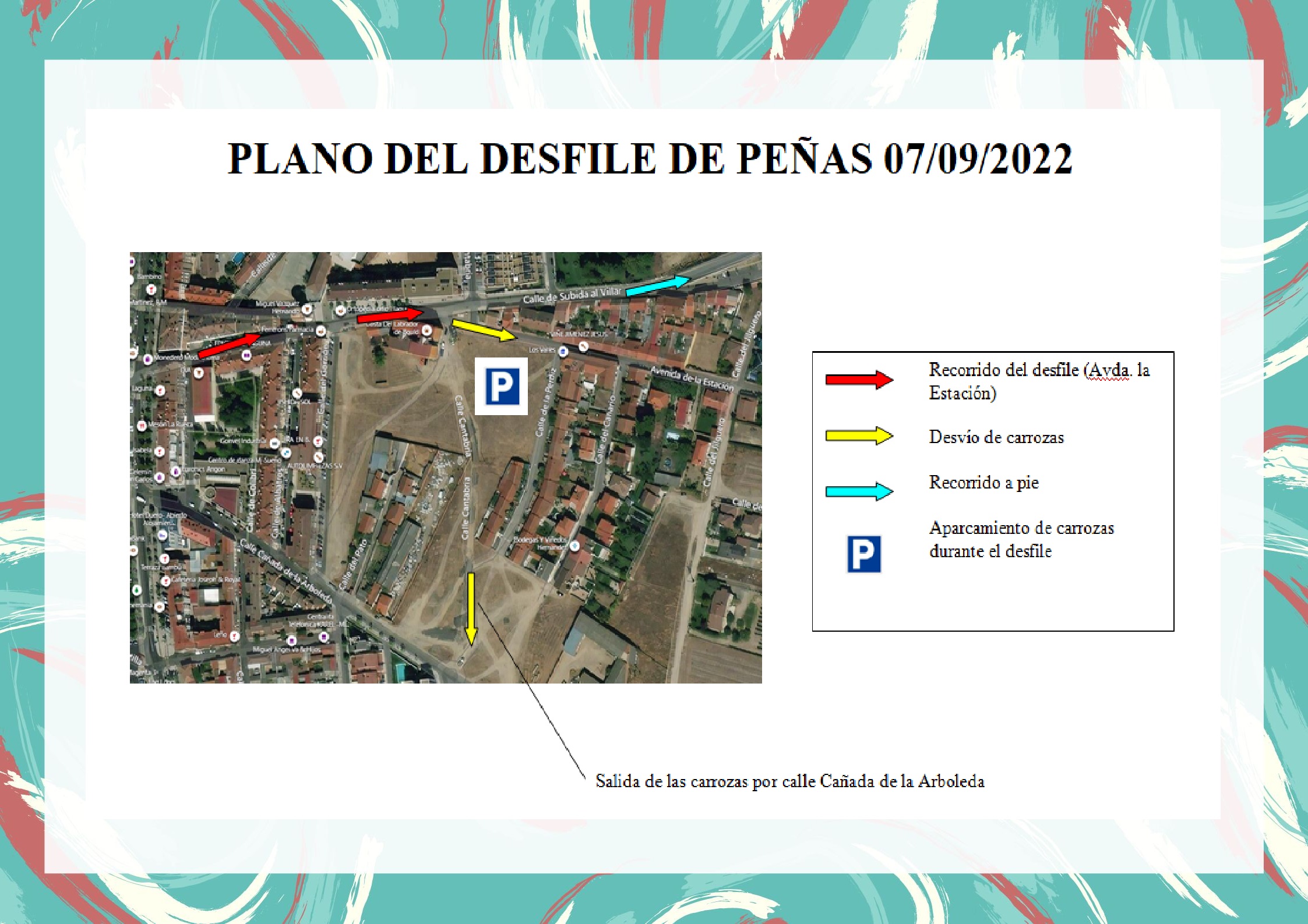 Bases Concurso de Desfile y Decoración de Carrozas de las Fiestas Patronales 2022