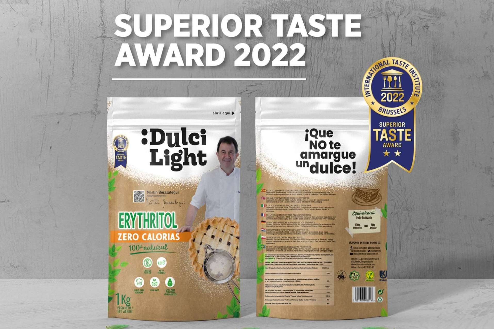 Los edulcorantes Dulcilight obtienen el premio International Taste Award