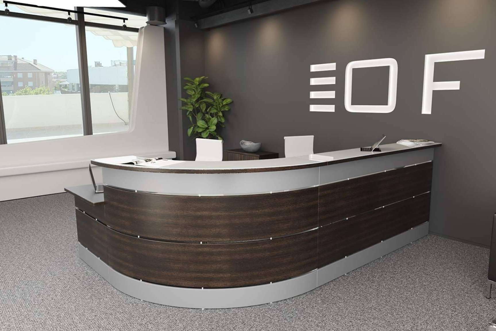 La diversidad de muebles de recepción de los que dispone OfficeDeco