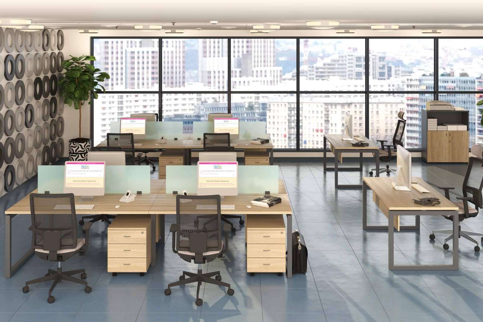 Los últimos diseños de muebles de oficina en Madrid se pueden encontrar en OfficeDeco