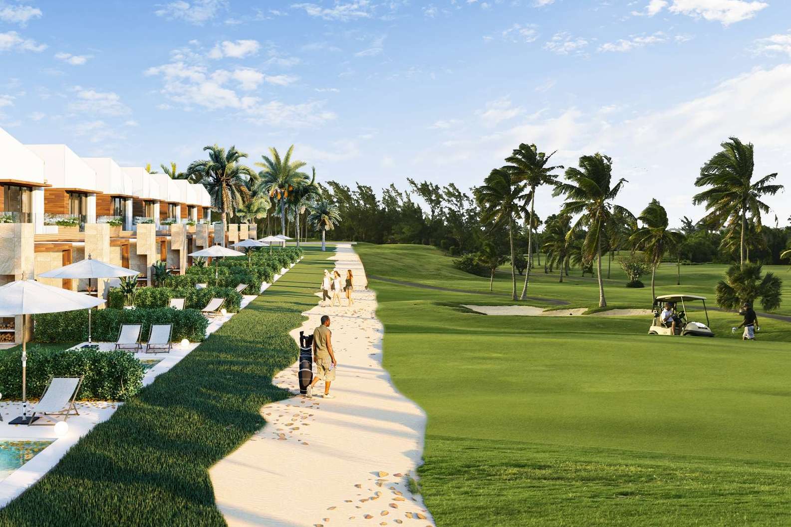 Con country club y un campo de golf, Larimar City & Resort construye su propia ciudad destino en Punta Cana