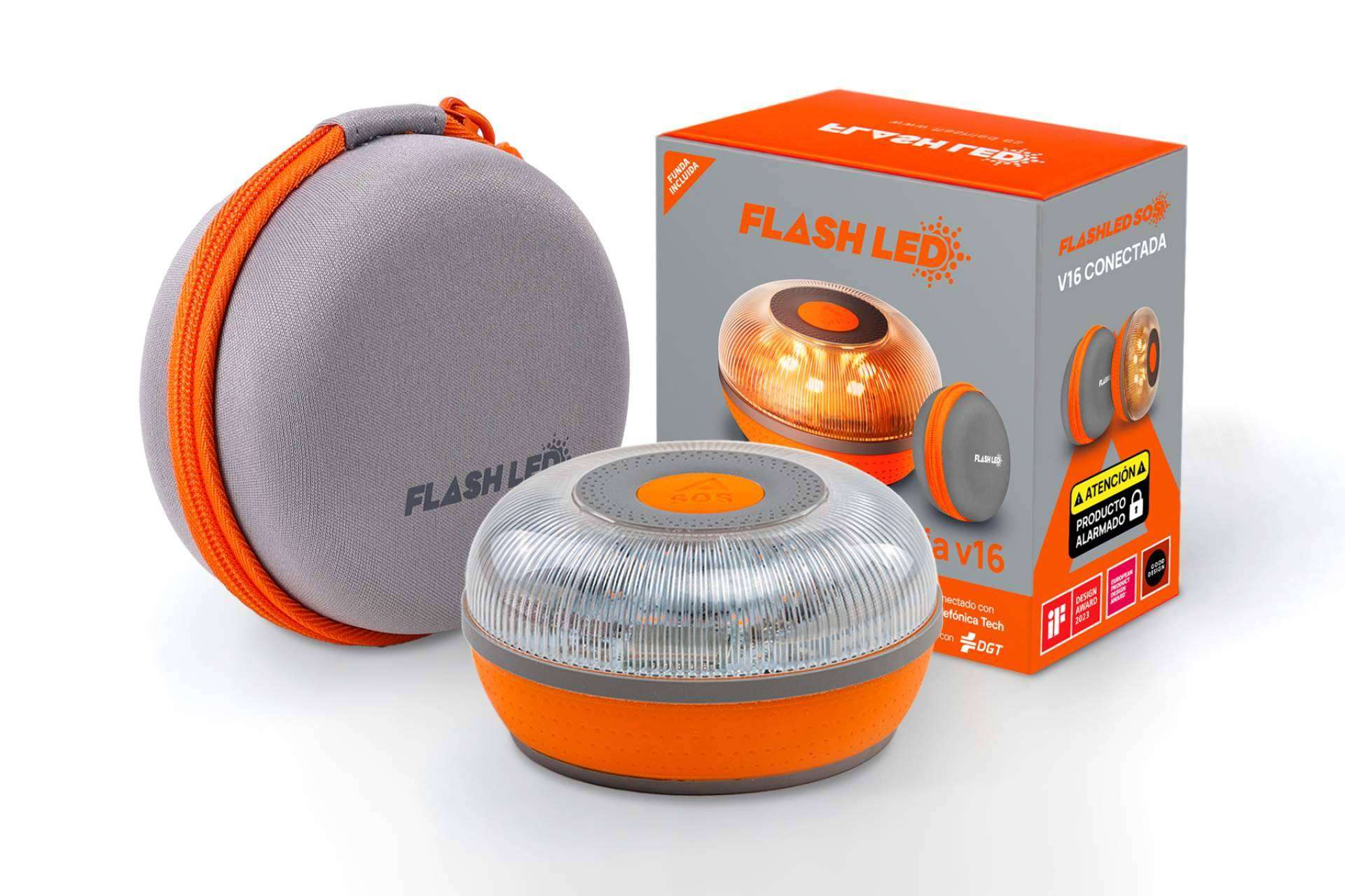 FlashLED SOS; El dispositivo de preseñalización V16 que redefine la seguridad vial