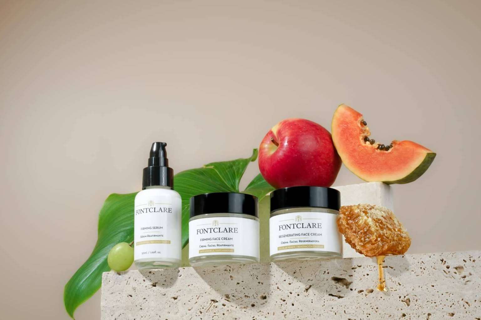 Productos con miel de Manuka para el cuidado facial, por Fontclare
