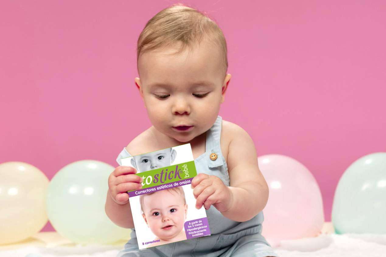 Corregir las orejas de soplillo en bebés y niños, con Otostick Bebé