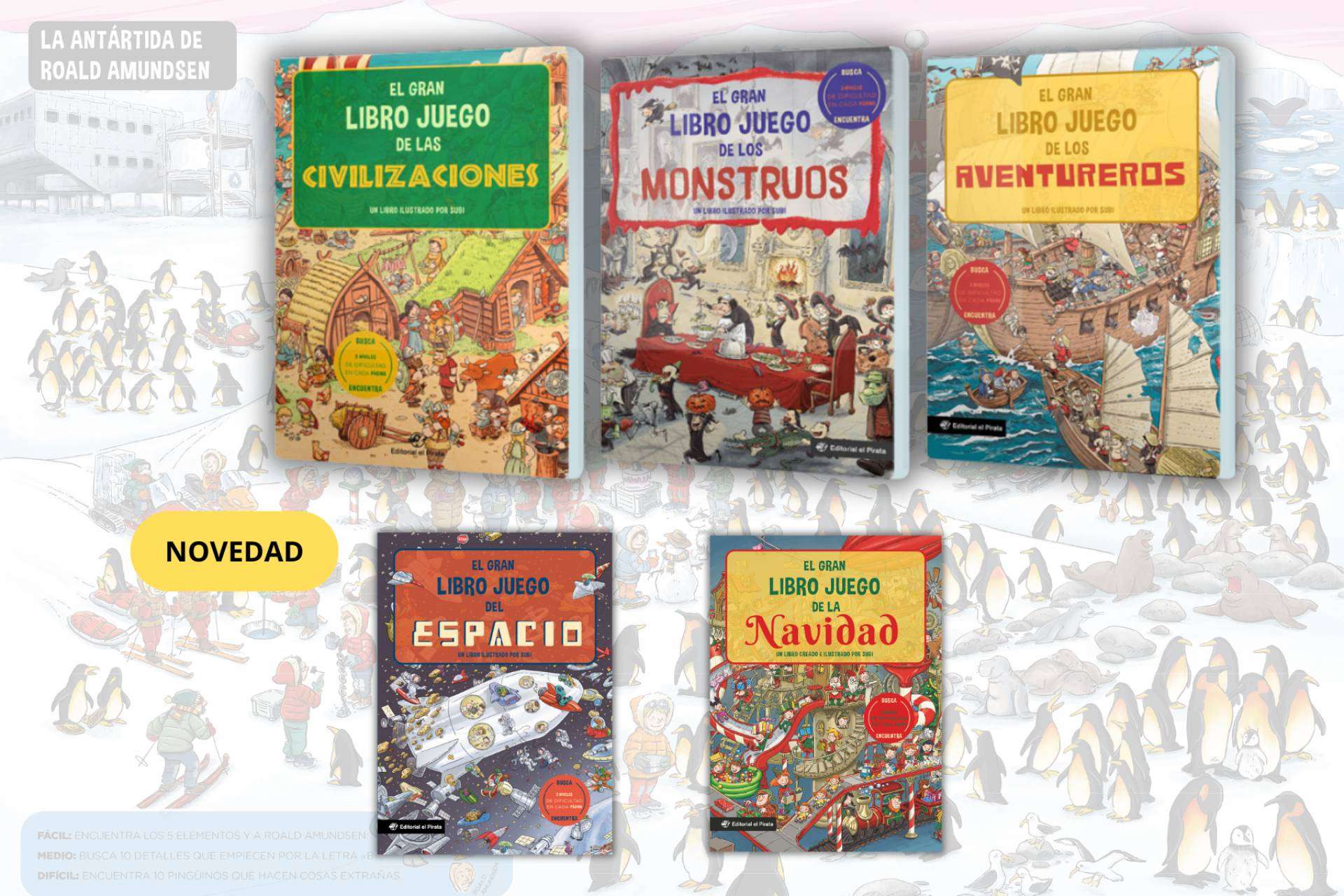La colección 'Los grandes libro juegos' llega a las librerías; diversión y aprendizaje en formato gigante