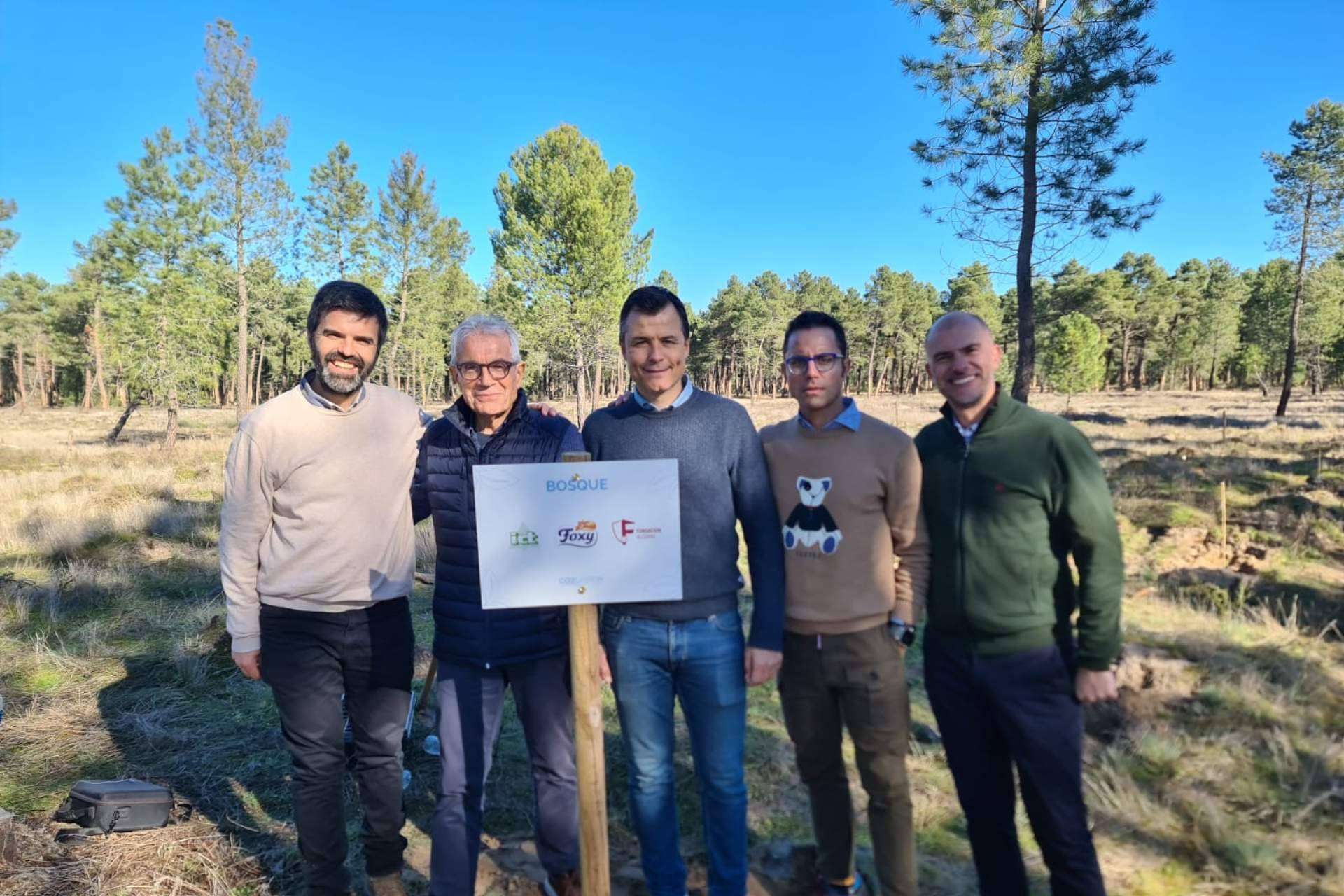 FOXY planta en Segovia su nuevo bosque