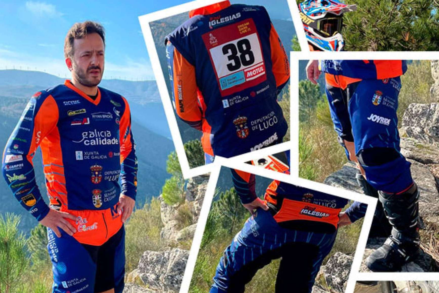 Equipación de motocross y enduro con diseños personalizados en ADHESIVOSEMBARRADOS