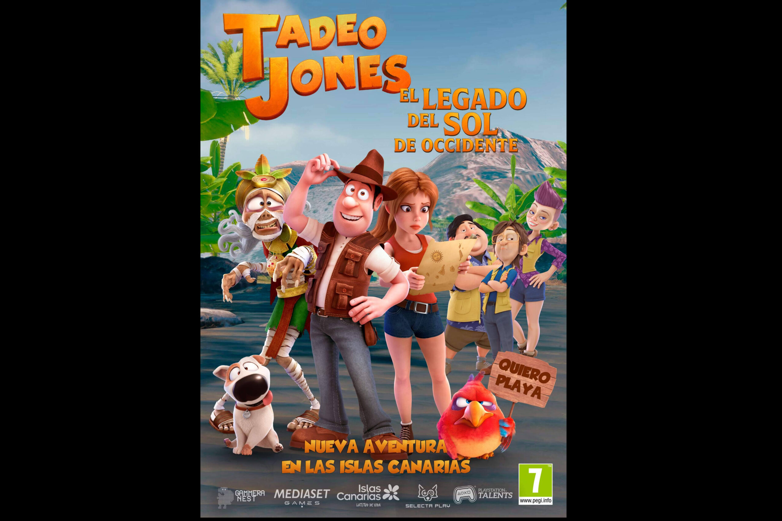 Turismo de Canarias presenta 'El Legado del Sol de Occidente', expansión del videojuego Tadeo Jones