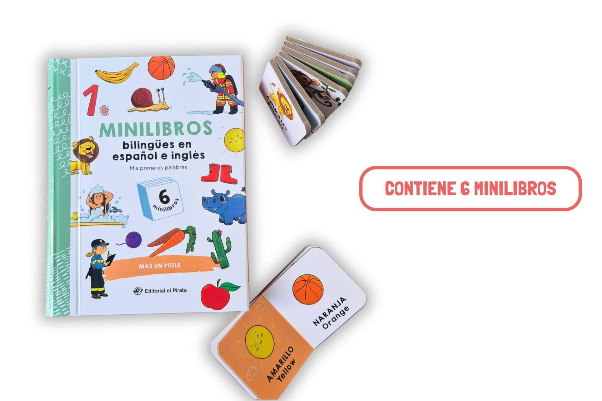 ¡Aprender jugando! Minilibros bilingües para descubrir palabras en español e inglés