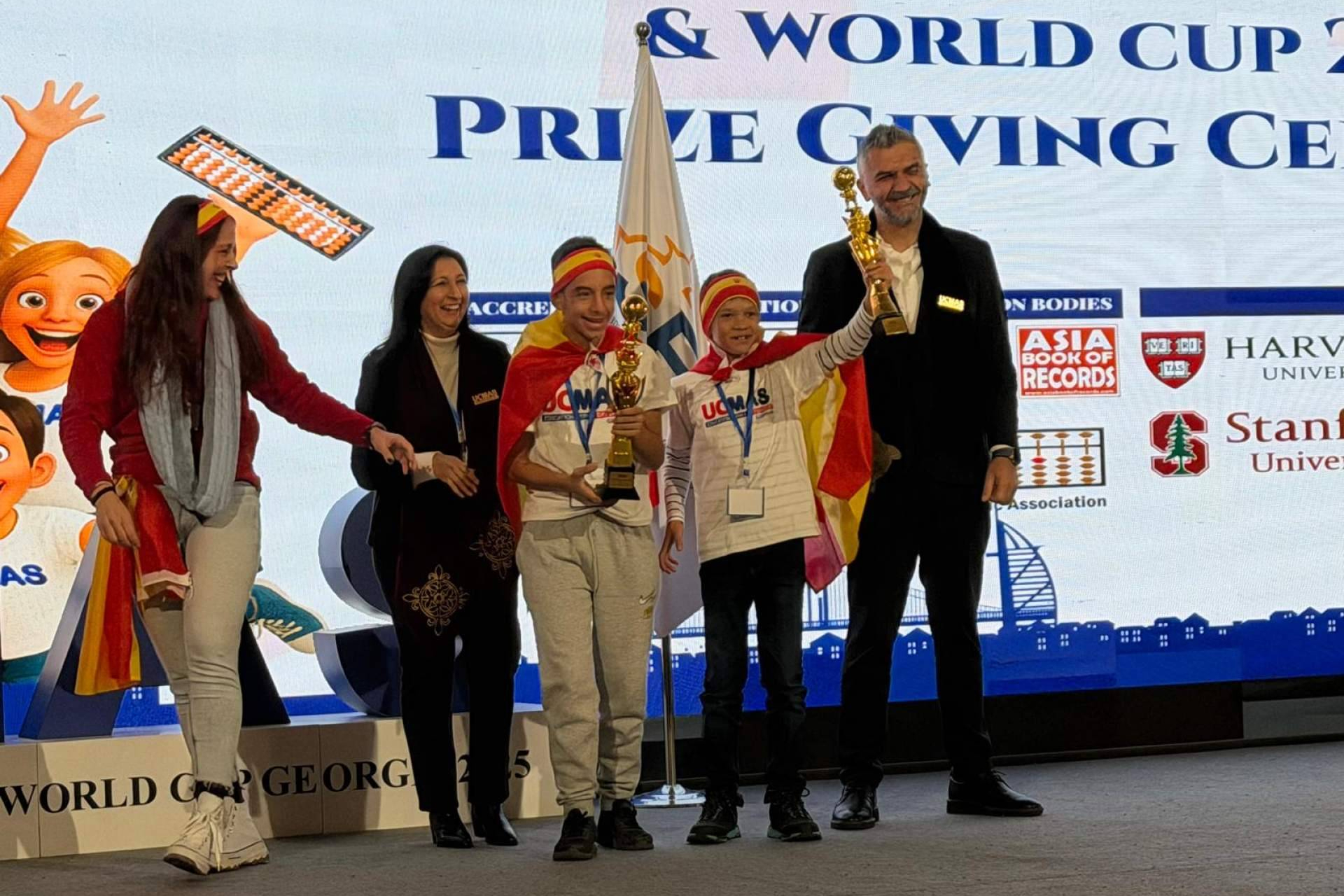España brilla en el Campeonato Internacional de Cálculo Mental UCMAS