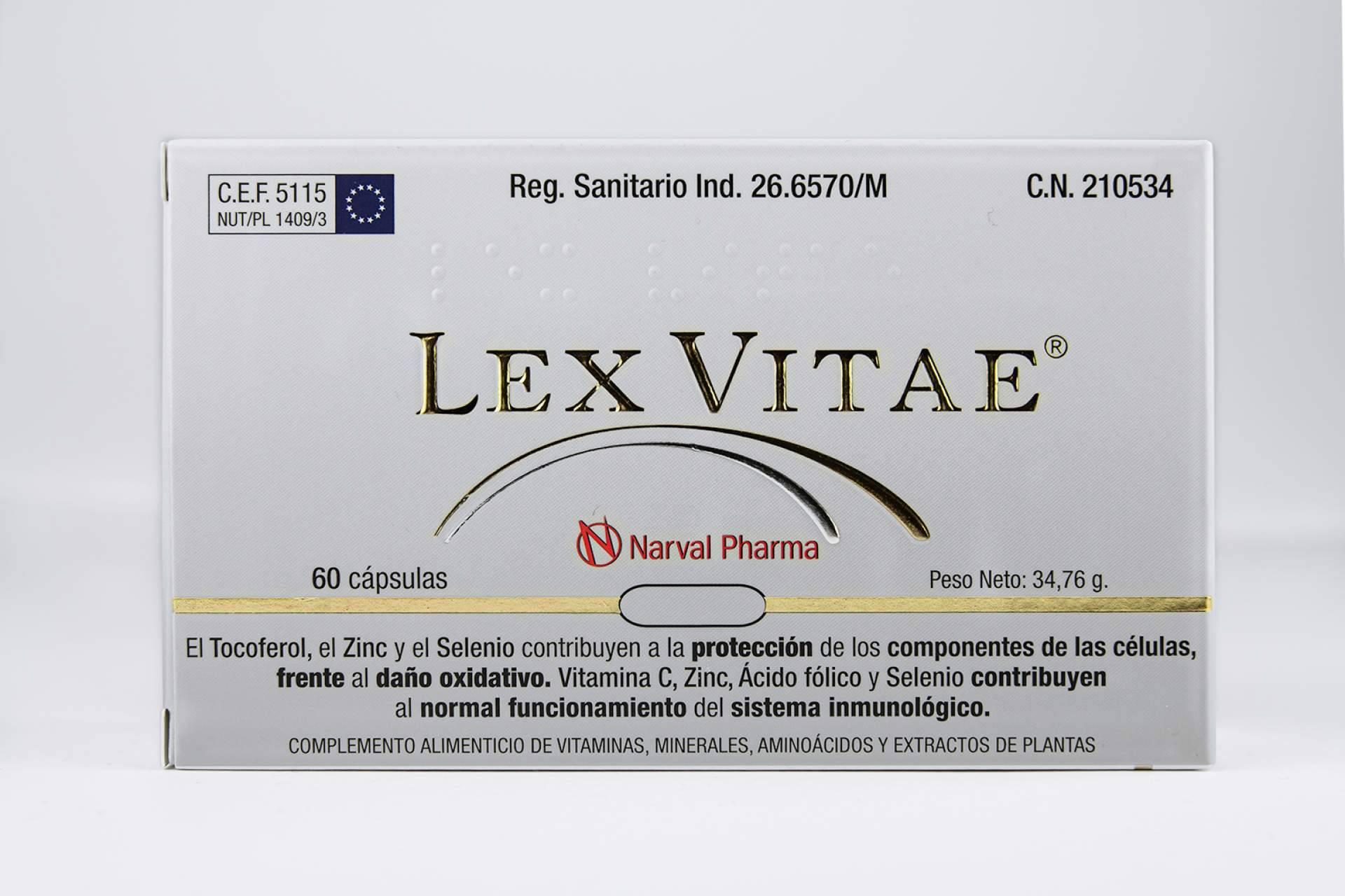 Lex Vitae, antioxidante y refuerzo de defensas desde el interior
