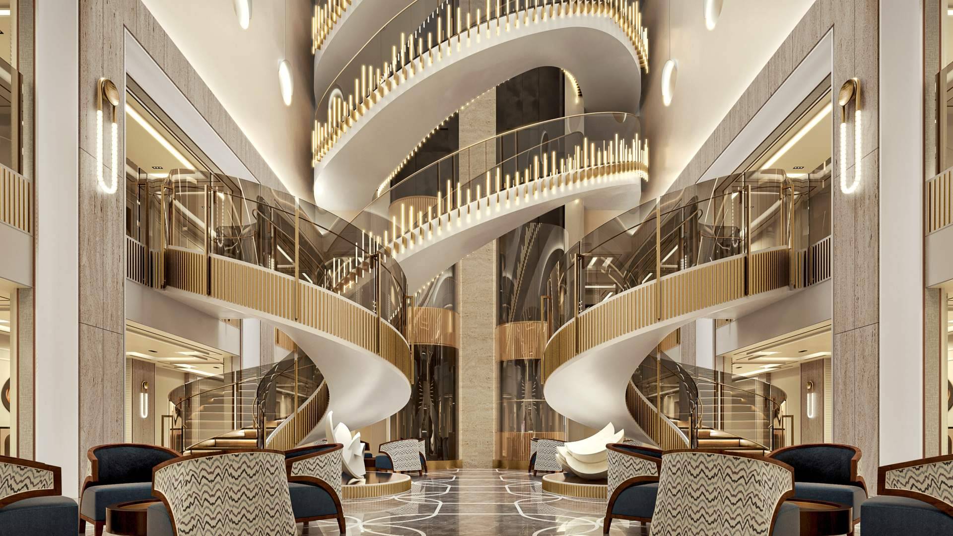 Barcelona, puerto inaugural uno de los barcos más lujoso del mundo, el Seven Seas Prestige™