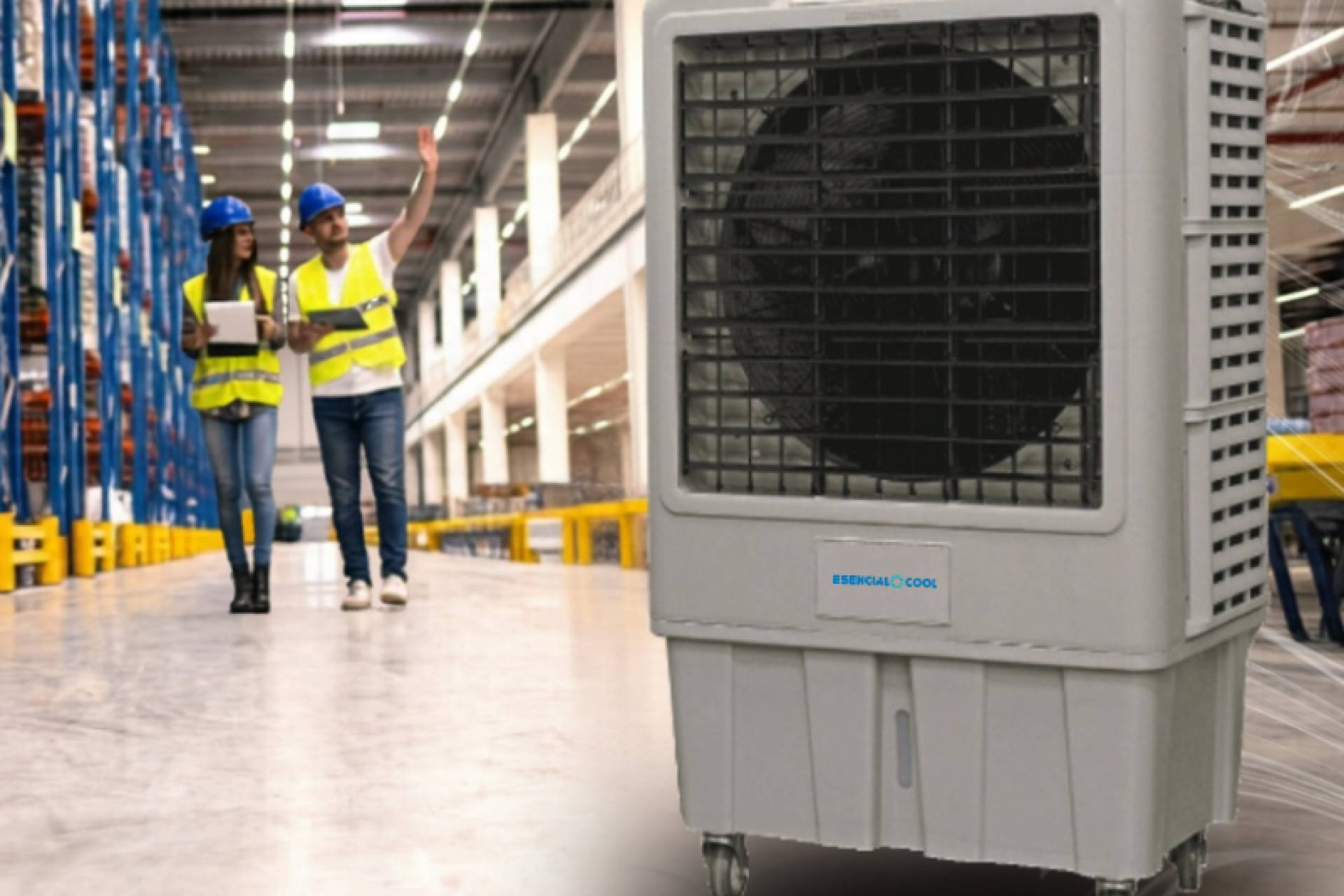Climatización portátil sin instalación para empresas industriales con Esencial Cool