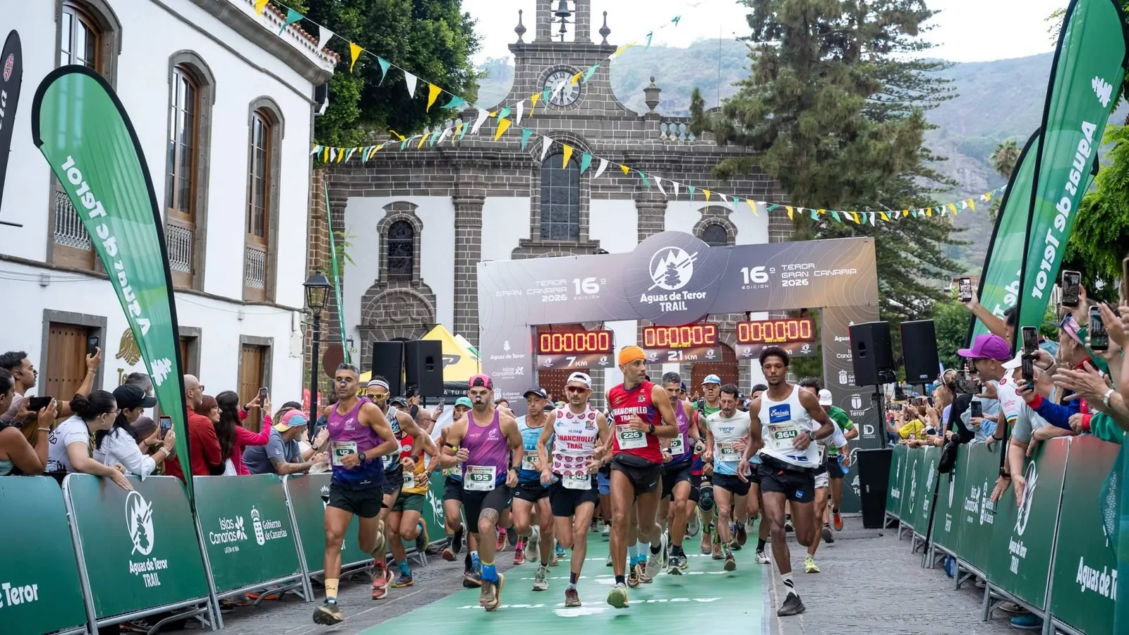 La XVI Aguas de Teror Trail renace tras el invierno con victoria de Nelson Alves y Yurena Castrillo